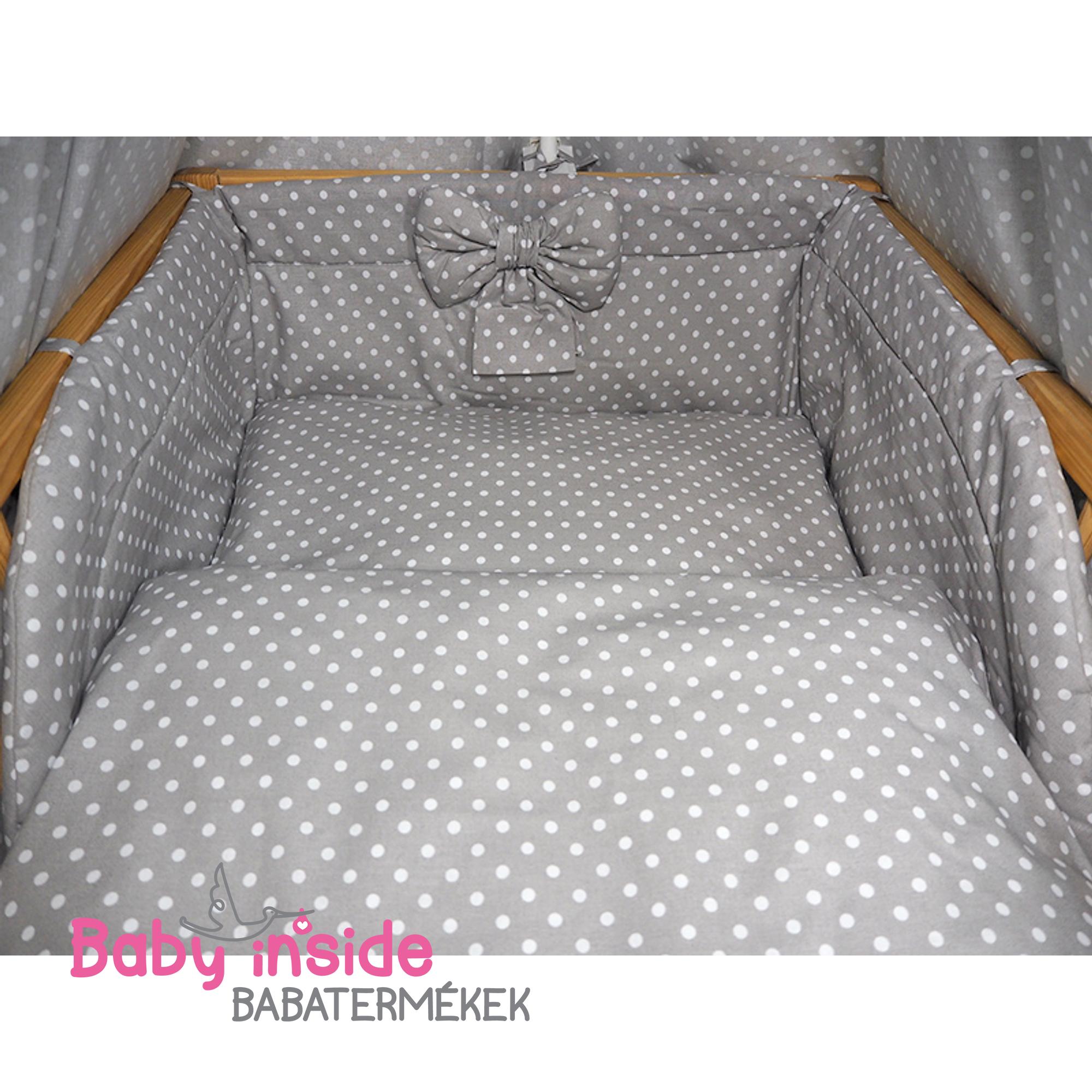 Komplett Agynemu Garnitura 6 Reszes Szurke Pottyos 70x140 Cm Babaagynemu Babapled Baby Inside Babatermekek Minosegi Babaagynemuk Szeles Valaszteka