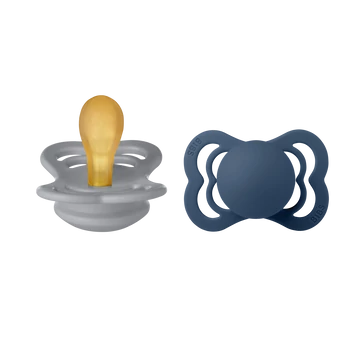 BIBS Supreme cumi 2db-os szett - delfin-acélkék BIBS Supreme cumi 2db-os szett - delfin-acélkék