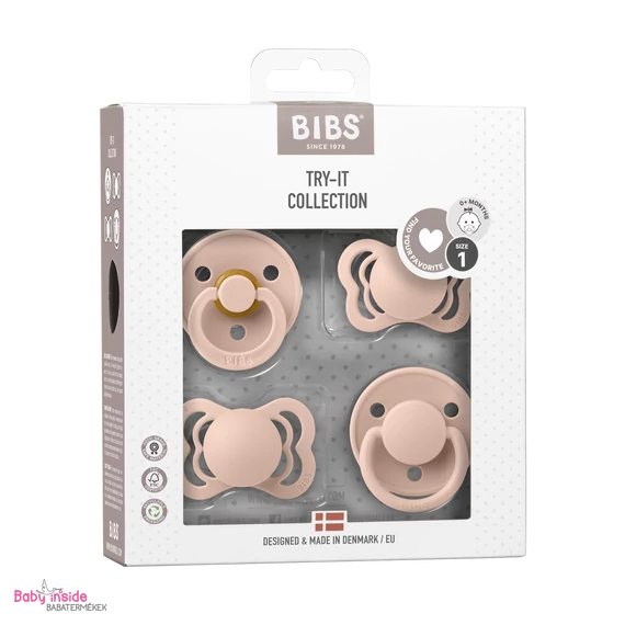 BIBS Try it - púderrózsaszín