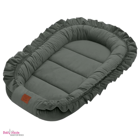 Babafészek prémium velvet khaki