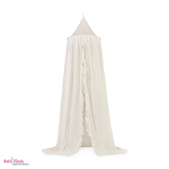 Prémium vintage óriásbaldachin - ruffle ivory