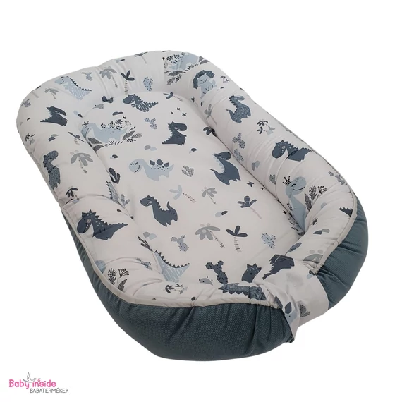 Babafészek prémium velvet Dinopolis