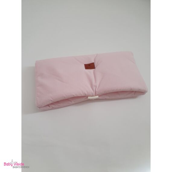Babakocsi kézmelegítő rózsaszín velvet