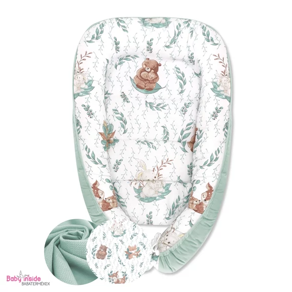 Babafészek prémium velvet LULU Natural
