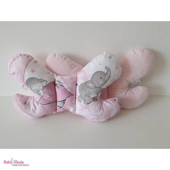 Pillangó párna prémium VELVET Pink Ella