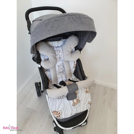 Babakocsi betét szett prémium velvet + Safari