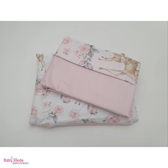 Ágynemű garnitúra 2 részes pamut+velvet Sweet Deer ROSA