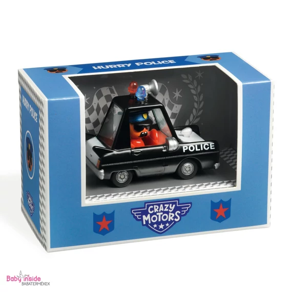 DJECO CRAZY MOTORS játékautó - Gyors Rendőrség - Hurry Police