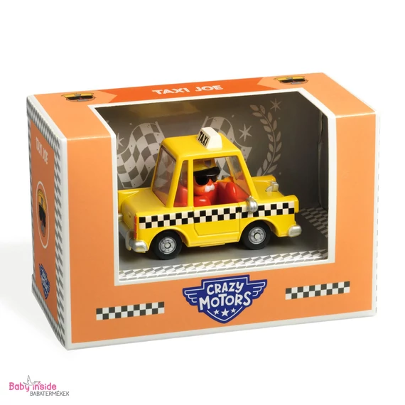 DJECO CRAZY MOTORS játékautó - Taxis Jani - Taxi Joe