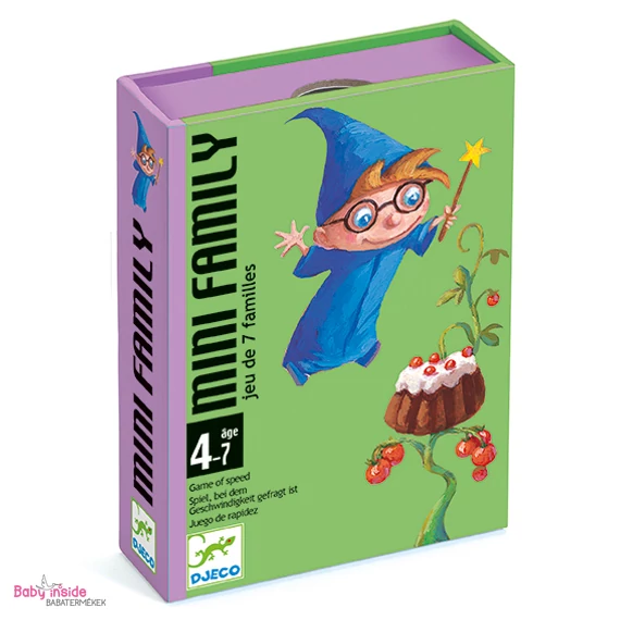 DJECO Kártyajáték - Kis családi játék - Mini family
