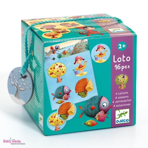 DJECO Képes lottó - Négy évszak - 4 seasons