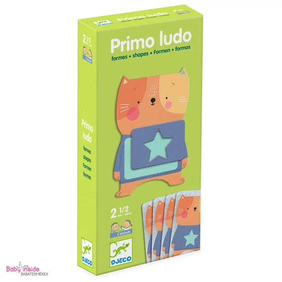 DJECO formaegyeztető fejlesztő játék - Primo Ludo formák