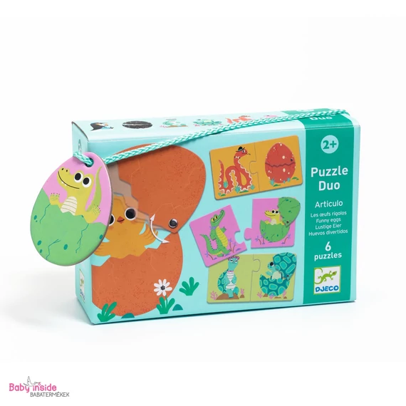 DJECO Párosító puzzle - Kié a tojás?