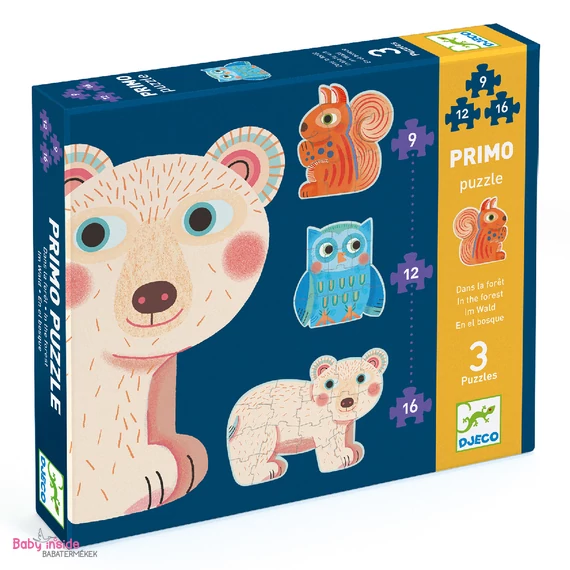 DJECO Primo Puzzle - az erdőben