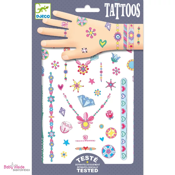 DJECO Tetováló matricák - Jenni ékszerei - Jenni's Jewels