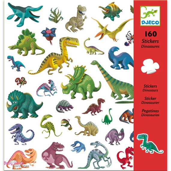 DJECO Matricák - Dinoszauruszok - Dinosaurs