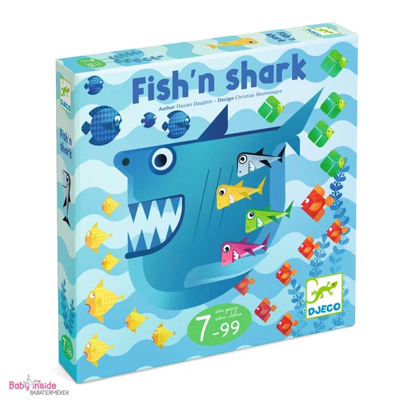 DJECO Társasjáték - Cápácska - Fish'n Shark