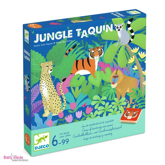 DJECO Társasjáték - Csibészke - Jungle Taquin