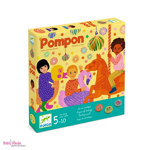 DJECO Társasjáték - Körhintázó - Pompom
