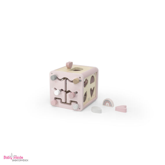 Label Label fa játék activity kocka rózsaszín
