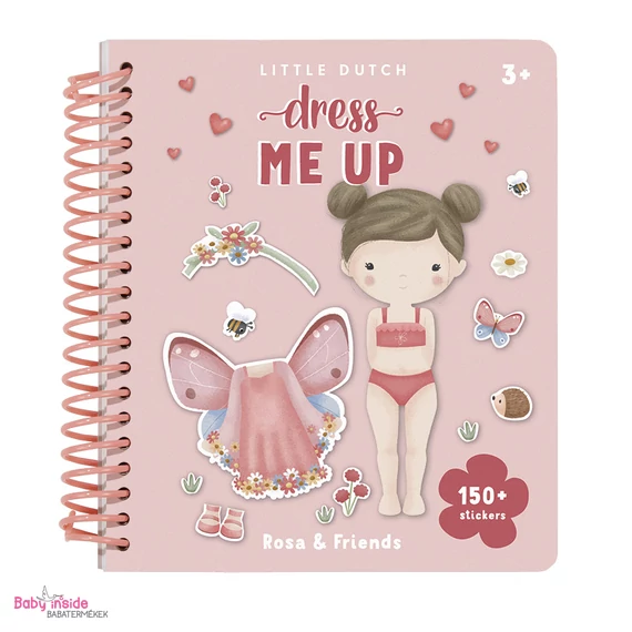 Little Dutch öltöztess fel matricás füzet Rosa és barátai