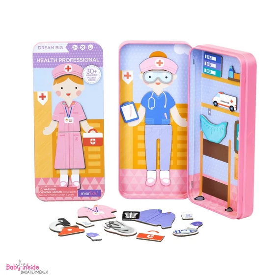 Mieredu mágneses puzzle játék - Kórház