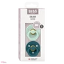 Kép 2/4 - BIBS Colour cumi 2db-os szett - halványmenta-erdei tó