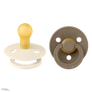 Kép 1/3 - BIBS Colour cumi 2db-os szett - krémfehér-tölgy
