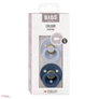 Kép 2/4 - BIBS Colour cumi 2db-os szett - hamvaskék-acélkék
