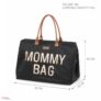 Kép 6/11 - Mommy Bag - Black Gold