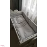 Kép 2/4 - Bölcső ágynemű garnitúra szürke