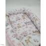 Kép 2/7 - Babafészek prémium velvet Sweet Deer ROSA