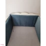 Kép 2/5 - Prémium VELVET rácsvédő óceánzöld