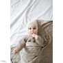 Kép 3/11 - My Memi Prémium AZÚR kötött bambusz takaró light beige
