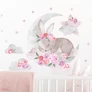 Kép 1/5 - Falmatrica alvó nyuszi -pink
