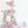 Kép 5/6 - Falmatrica őzike -pink