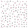 Kép 1/2 - Falmatrica apró csillagok - rózsaszín-ezüst
