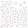 Kép 2/2 - Falmatrica apró csillagok - rózsaszín-ezüst