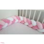 Kép 1/3 - Fonott rácsvédő fehér-rózsaszín-pink 200cm