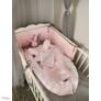 Kép 4/4 - Babafészek LUX újszülött csomag fehér-rózsaszín