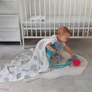 Kép 2/2 - Bambusz 2 részes ágynemű Pálmalevél