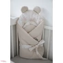 Kép 2/8 - Prémium Baby Wrap újszülött macifüles pólya Leaves
