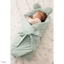 Kép 7/9 - Prémium Baby Wrap újszülött macifüles pólya PURE Fresh