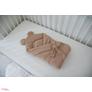 Kép 5/7 - Prémium Baby Wrap újszülött macifüles pólya PURE Sepia