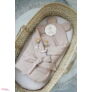 Kép 6/7 - Prémium Baby Wrap újszülött macifüles pólya PURE Sepia