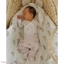 Kép 7/10 - Prémium Baby Wrap újszülött macifüles pólya Rainbow