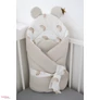 Kép 2/10 - Prémium Baby Wrap újszülött macifüles pólya Rainbow