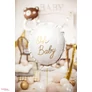 Kép 2/7 - Fólia lufi bézs Oh baby!