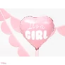 Kép 4/5 - Fólia lufi It's a girl rózsaszín