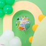 Kép 2/2 - Fólia lufi kerek dínós